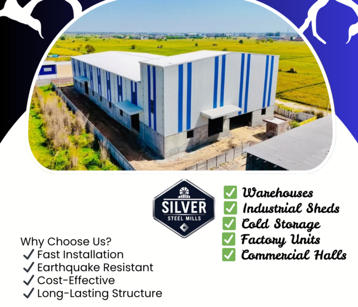 Steel Structures in Pakistan: The Future of Construction with Silver Steel Mills pre engineered building in pakistan