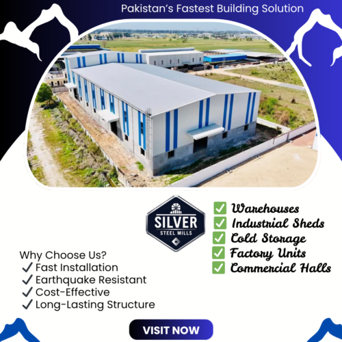 Steel Structures in Pakistan: The Future of Construction with Silver Steel Mills pre engineered building in pakistan