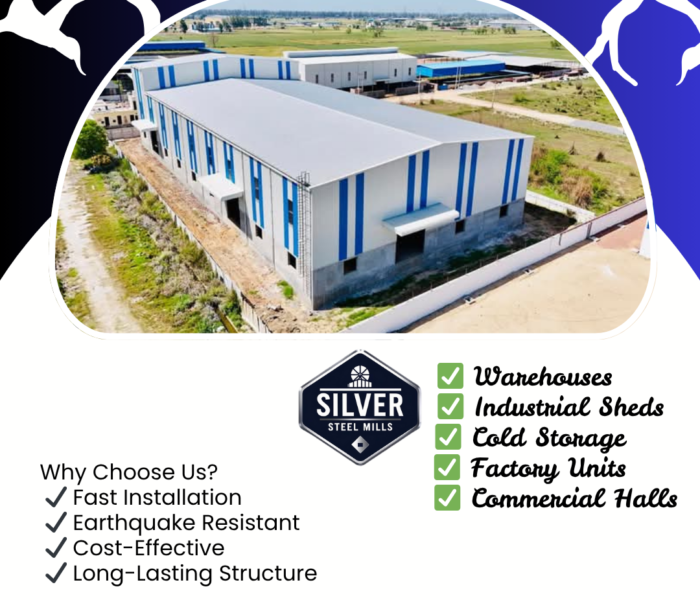 Steel Structures in Pakistan: The Future of Construction with Silver Steel Mills pre engineered building in pakistan