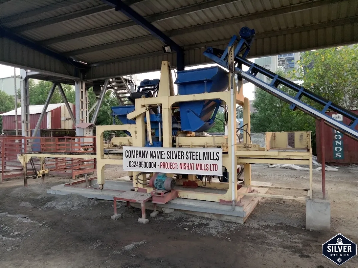 nishat fly ash bricks machine in pakistan