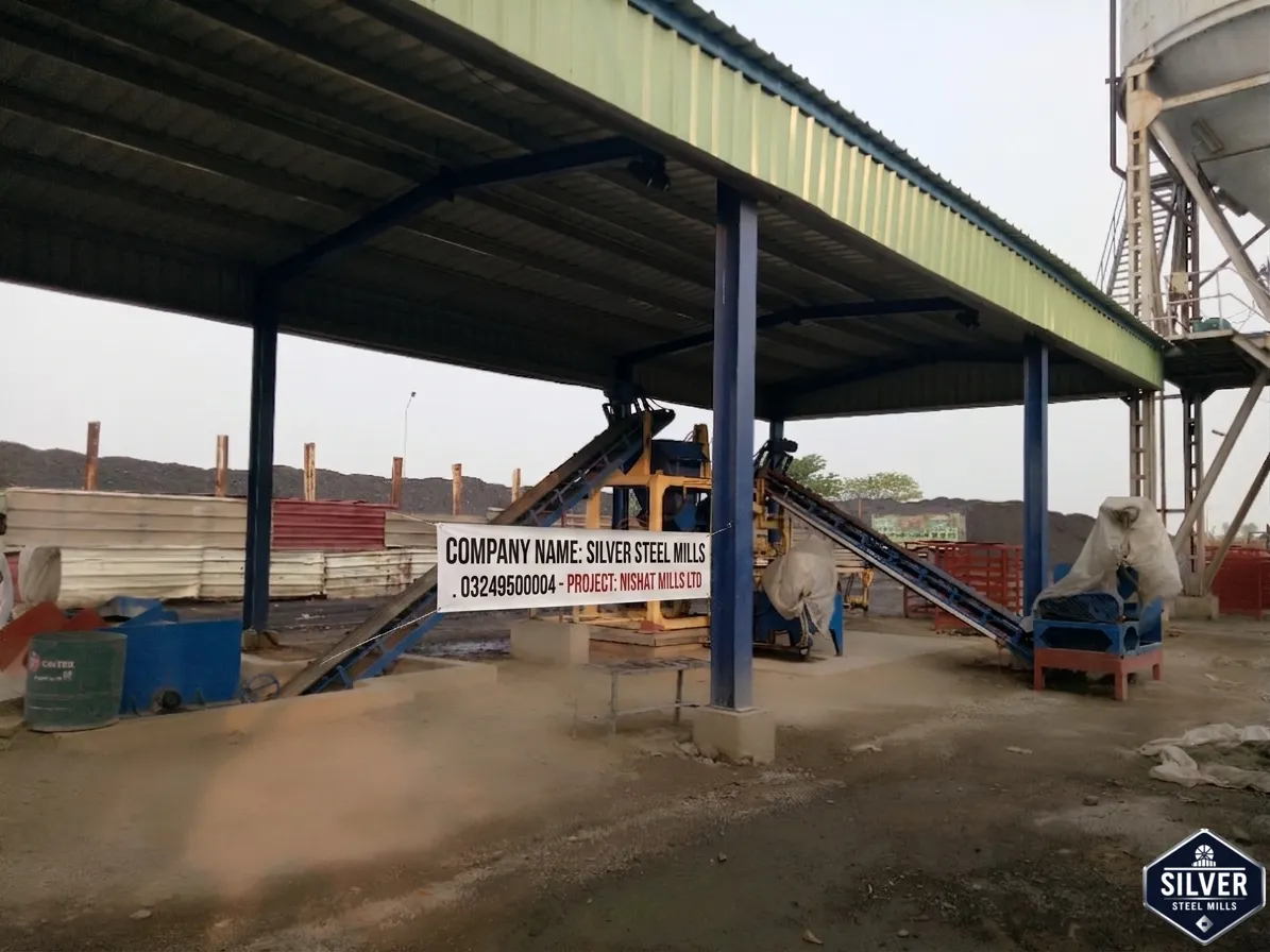 nishat fly ash bricks machine in pakistan